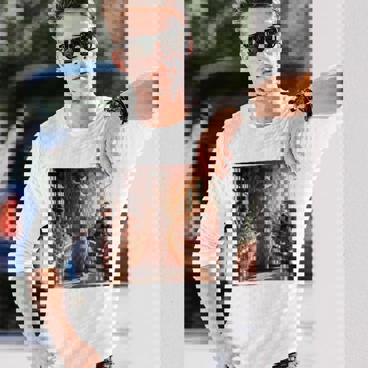 ファンタジー表彰台 美しい猫 長袖tシャツ 長袖Tシャツ 彼への贈り物