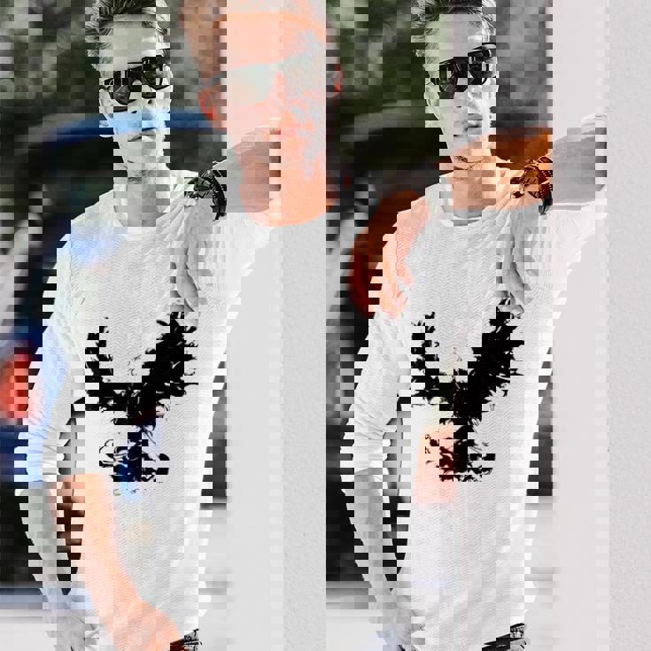 フェニックス 不死鳥 神話上の生き物 灰からのフェニックス 火 フェニックス 長袖Tシャツ 彼への贈り物