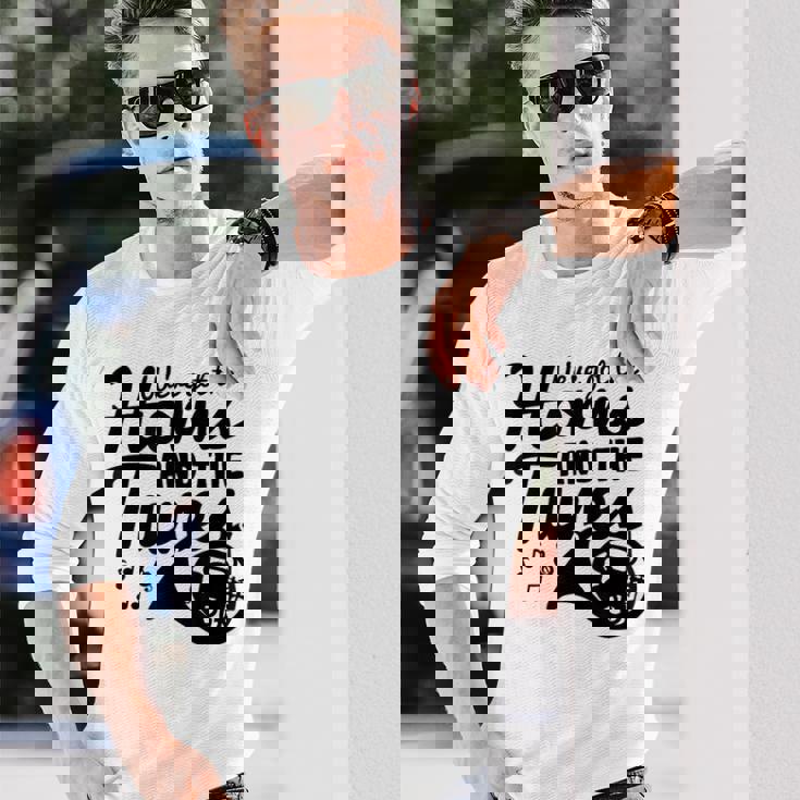 フレンチホルン ダブルホルン 長袖Tシャツ 彼への贈り物