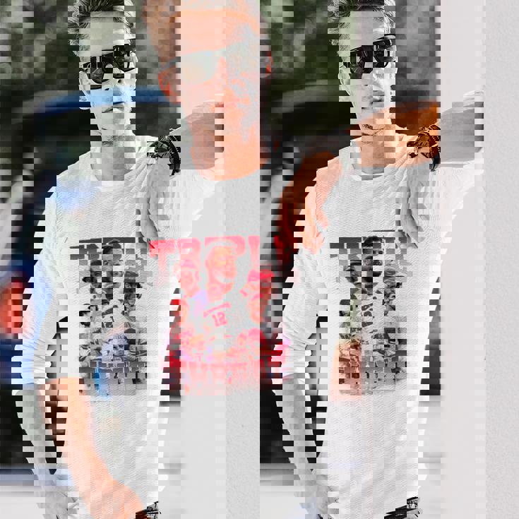 ブライス・ハーパー、カイル・シュワーバー&トレア・ターナー 長袖Tシャツ 彼への贈り物