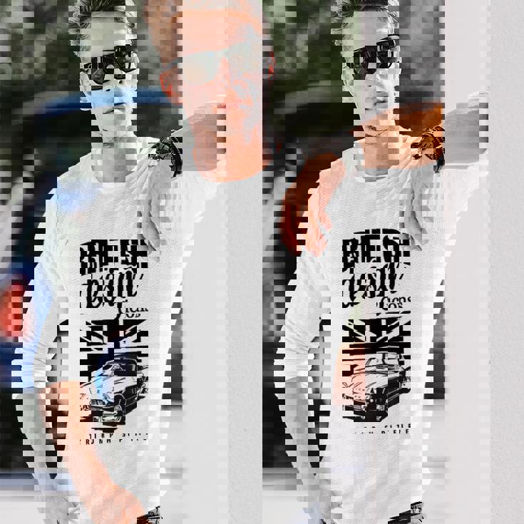 ブリティッシュクラシックカー トライアンフ スピットファイア 長袖Tシャツ 彼への贈り物