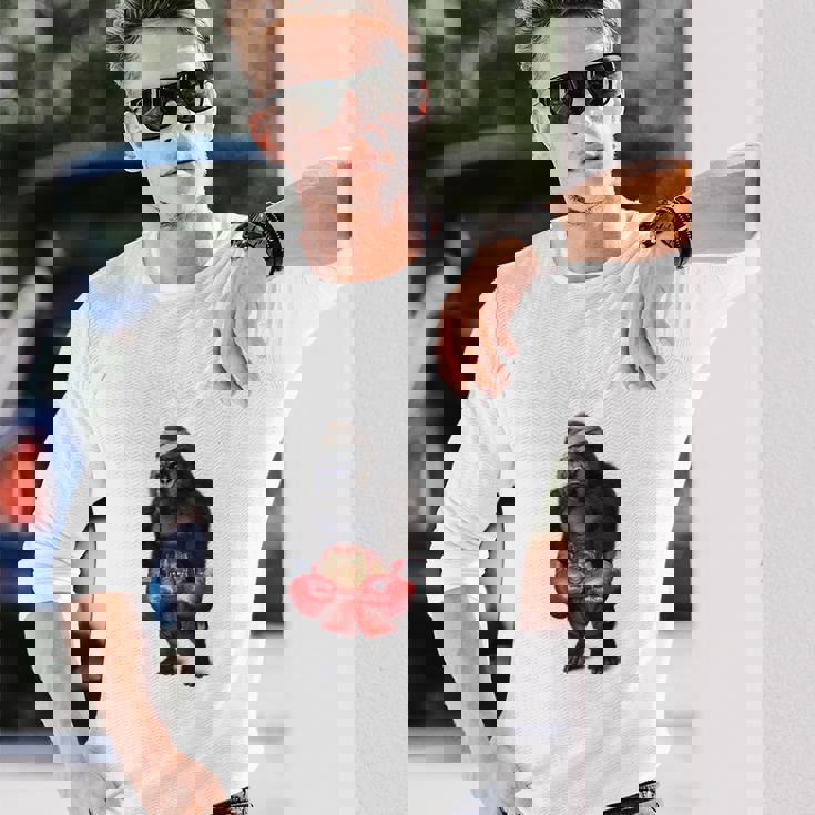 ボクシング チャンピオン ゴリラ ボクサーファイター 長袖Tシャツ 彼への贈り物