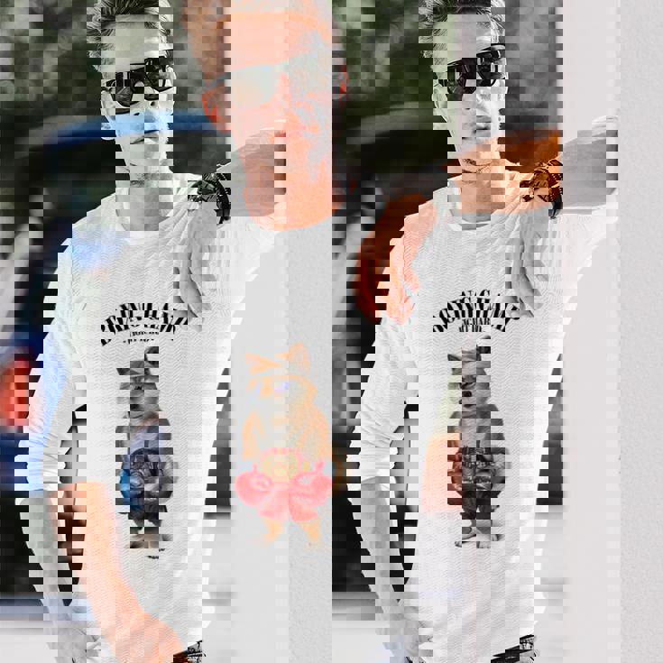 ボクシングチャンピオン 柴犬ファイター 長袖Tシャツ 彼への贈り物