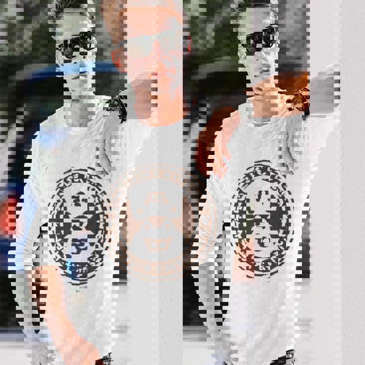 ボンレス犬とボンレス猫 ロゴ 長袖Tシャツ 彼への贈り物