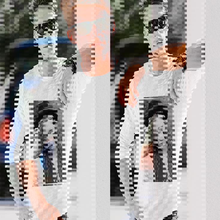 ボーイ・ジョージ・カルチャー・クラブ・シンガー・ポートレート 1982 長袖Tシャツ 彼への贈り物