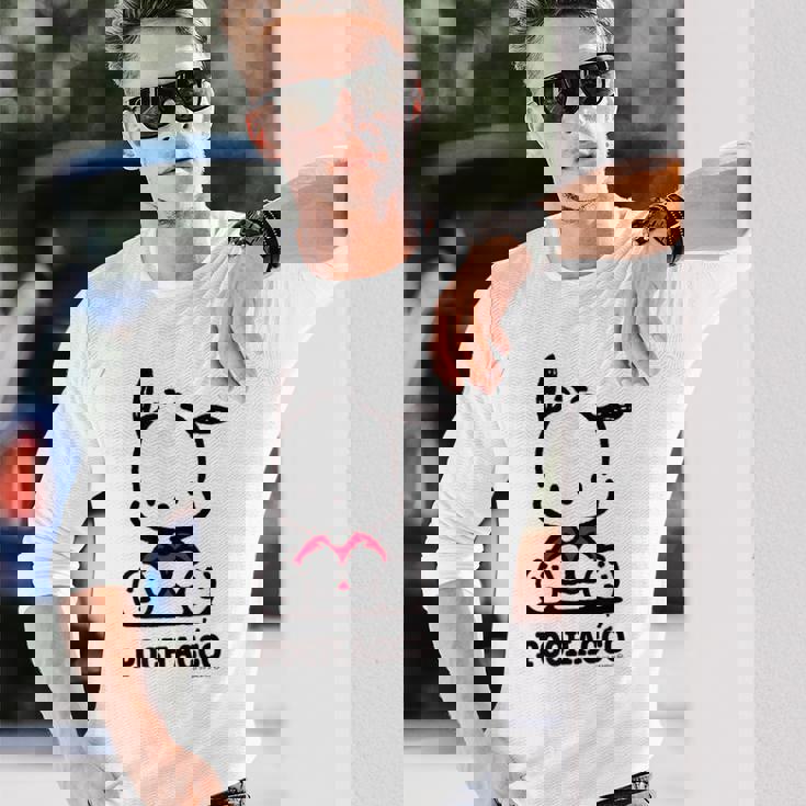 ポチャッコ おすわり ライトカラー 長袖Tシャツ 彼への贈り物