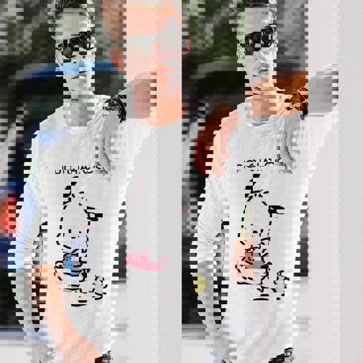 ポチャッコ ランニング ダークカラー 長袖Tシャツ 彼への贈り物