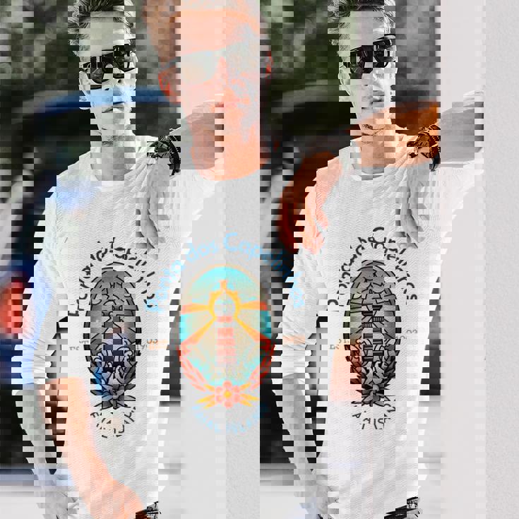 ポンタ・ドス・カペリーニョス灯台 アゾレス諸島 長袖Tシャツ 彼への贈り物