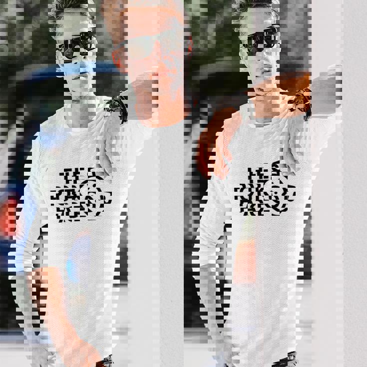 ポークフェイス 長袖Tシャツ 彼への贈り物