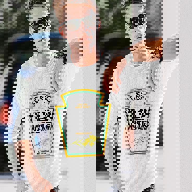 マスタード ハロウィン 2024 コスチューム ファミリー お揃い ケチャップソース 長袖Tシャツ 彼への贈り物