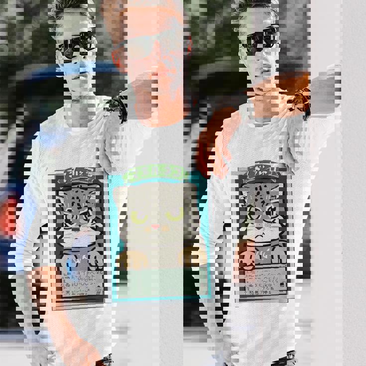 マヌルネコ Pallas's Cat 長袖Tシャツ 彼への贈り物