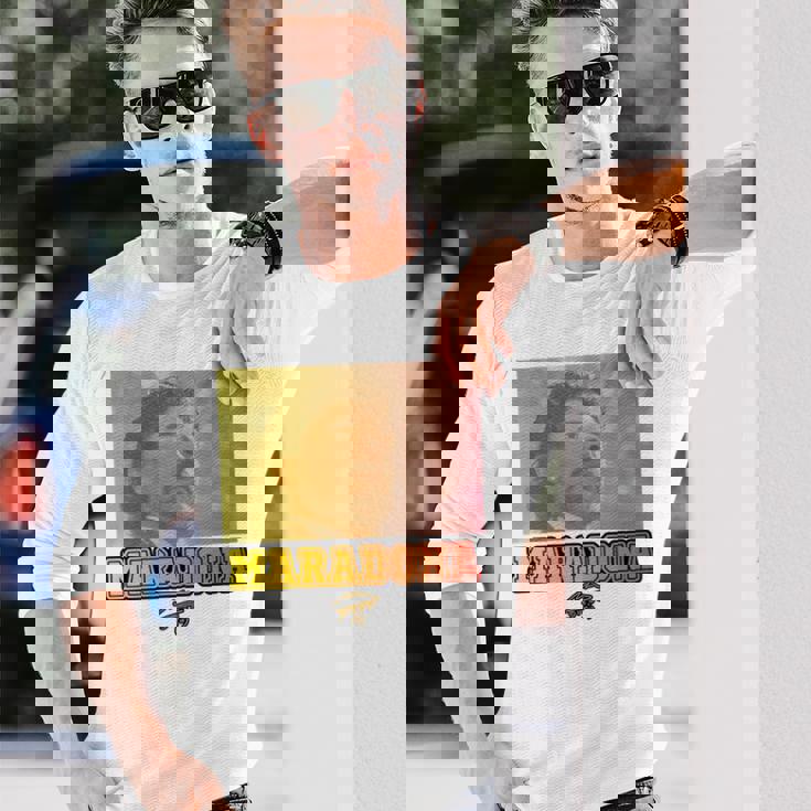 マラドーナ Dt 長袖tシャツ 長袖Tシャツ 彼への贈り物