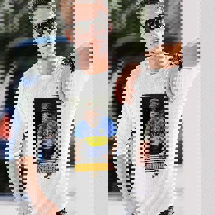 マラドーナ ボカハバノ 長袖tシャツ 長袖Tシャツ 彼への贈り物