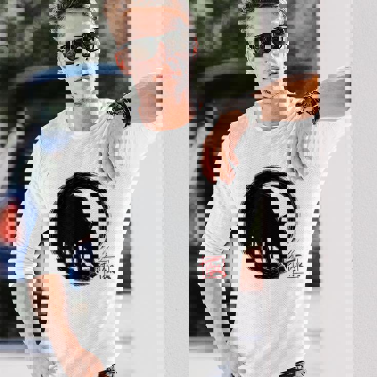 マレーバク 日本の円相環 禅のバク 長袖Tシャツ 彼への贈り物