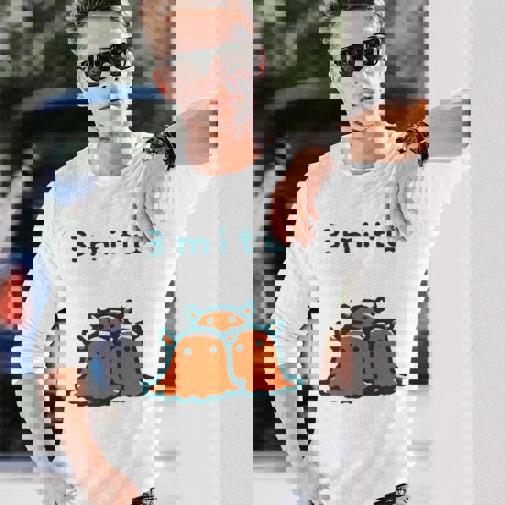 メンダコちゃん 3 Mitu 長袖Tシャツ 彼への贈り物