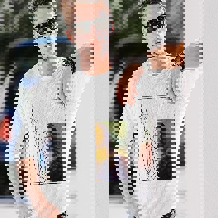 モナリザ 芸術愛好家 芸術好き 古典美術史 長袖Tシャツ 彼への贈り物