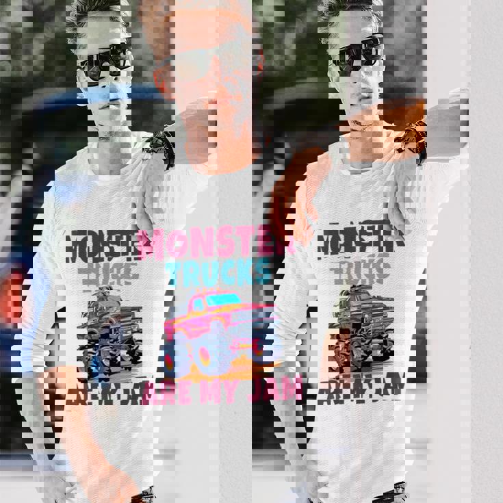 モンスタートラックアーマイジャムモンスタートラックキッズ 長袖Tシャツ 彼への贈り物