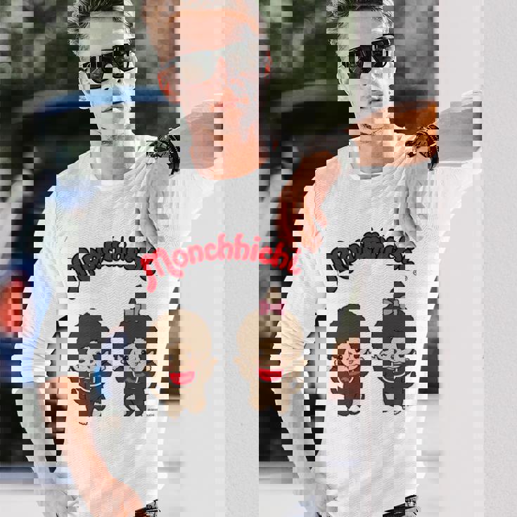 モンチッチグラフィック 長袖tシャツ 長袖Tシャツ 彼への贈り物