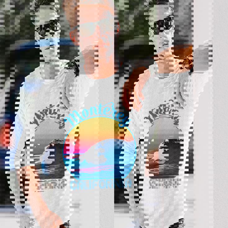 モントレーのお土産衣装 レトロ モントレー 長袖Tシャツ 彼への贈り物