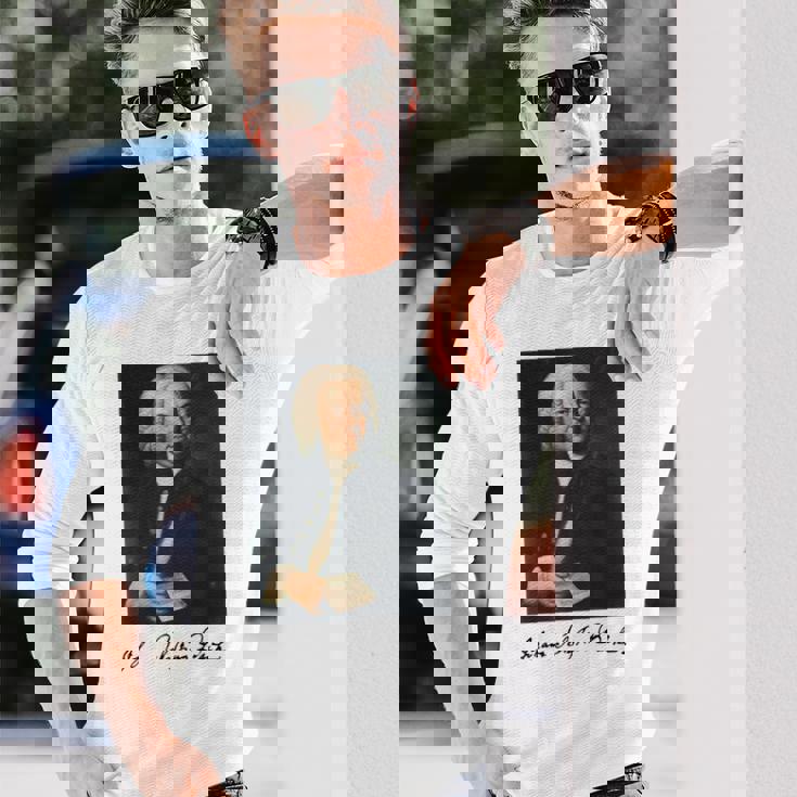 ヨハン・セバスティアン・バッハ 作曲家 クラシック音楽 Bach Composer Classical Music 長袖Tシャツ 彼への贈り物