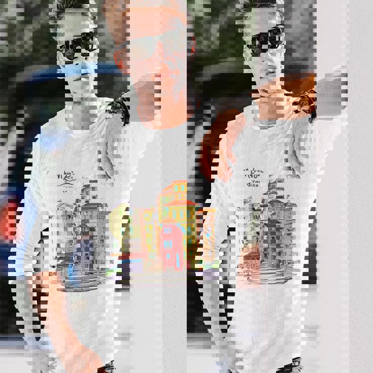 ヨーロッパ フランス パリ マントン フランス 家族 バケーション お土産 長袖Tシャツ 彼への贈り物