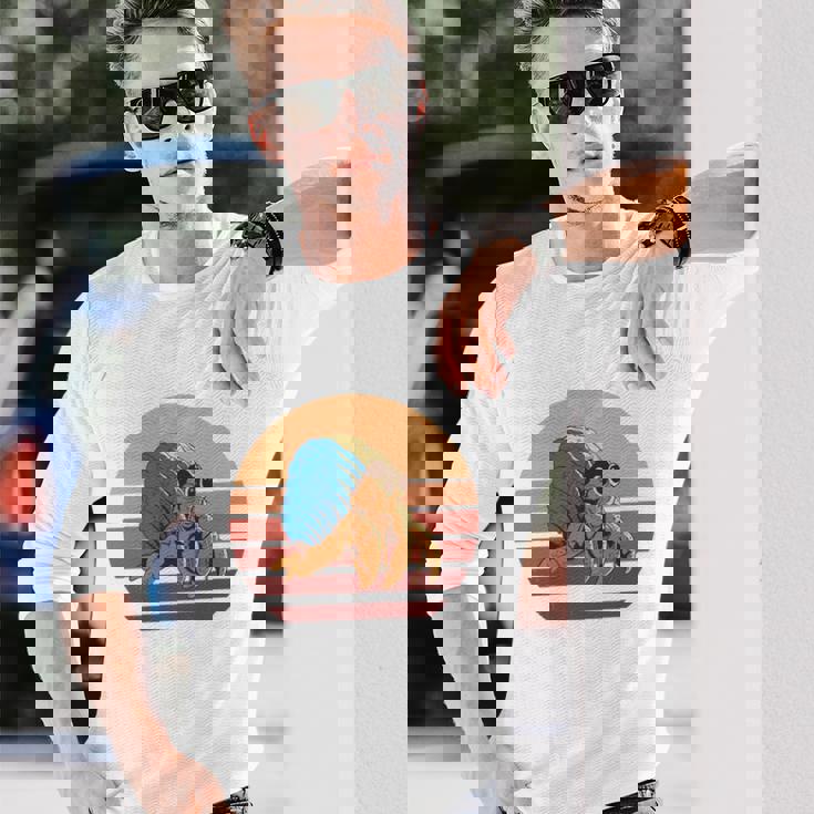 レトロ I Travel Toee ヤドカリ ヴィンテージ ヤドカリ 好き 長袖tシャツ 長袖Tシャツ 彼への贈り物