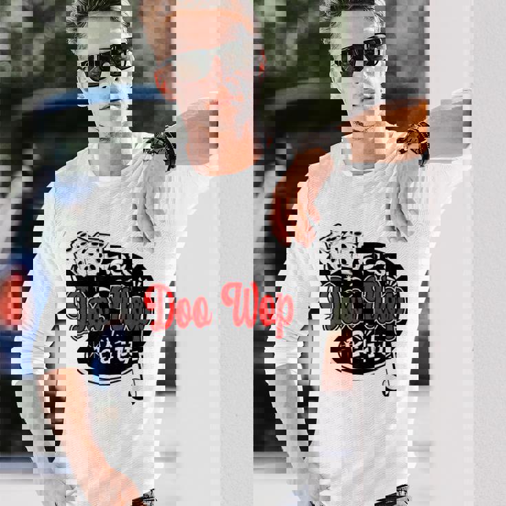 ロカビリー Doo Wop ヴィンテージ 50年代 音楽 レトロ ロックンロール 長袖Tシャツ 彼への贈り物