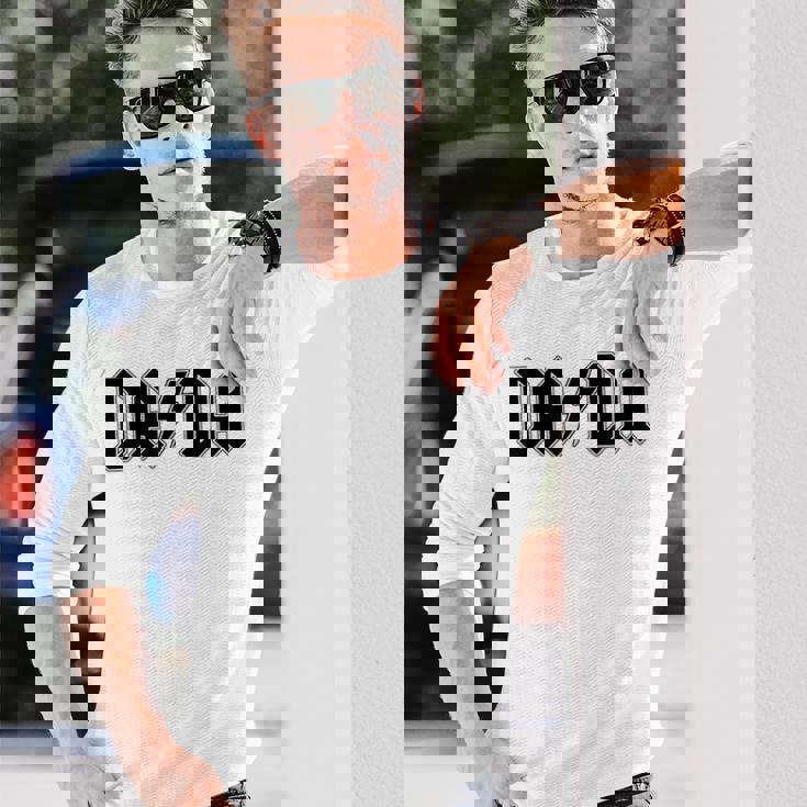 ロックンロール ダダ 父の日 新しいお父さんのために 彼のために ダダ 長袖Tシャツ 彼への贈り物