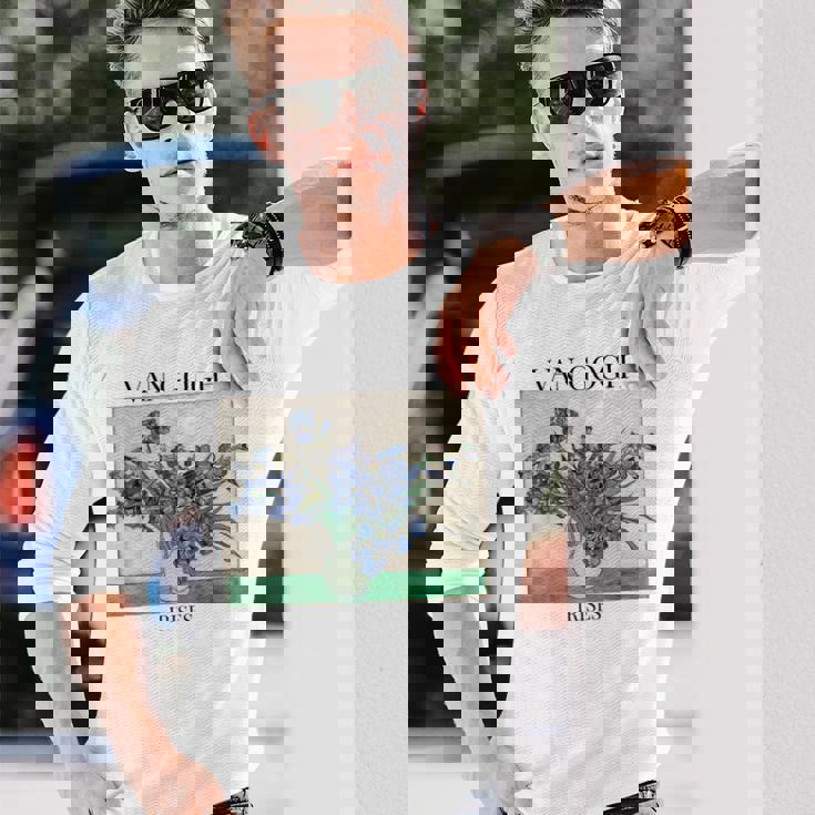 ヴァン・ゴッホ アイリス 印象派 アート絵画 ヴィンセント・ヴァン・ゴッホ 長袖Tシャツ 彼への贈り物