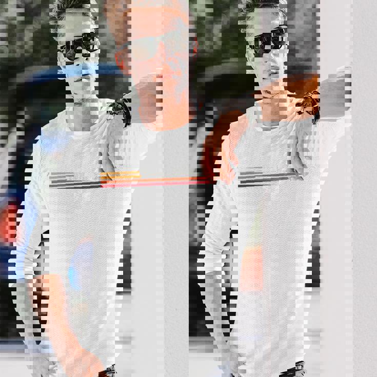 ヴィンテージ 1980年代グラフィックスタイル Town 'N' Country Florida 長袖tシャツ 長袖Tシャツ 彼への贈り物