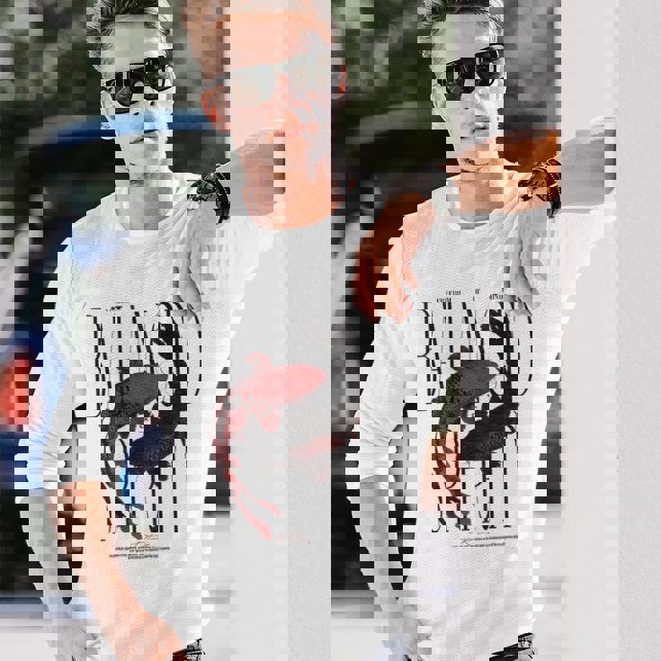 ヴィンテージグラフィティ錦鯉魚バックプリント鯉鯉 長袖Tシャツ 彼への贈り物