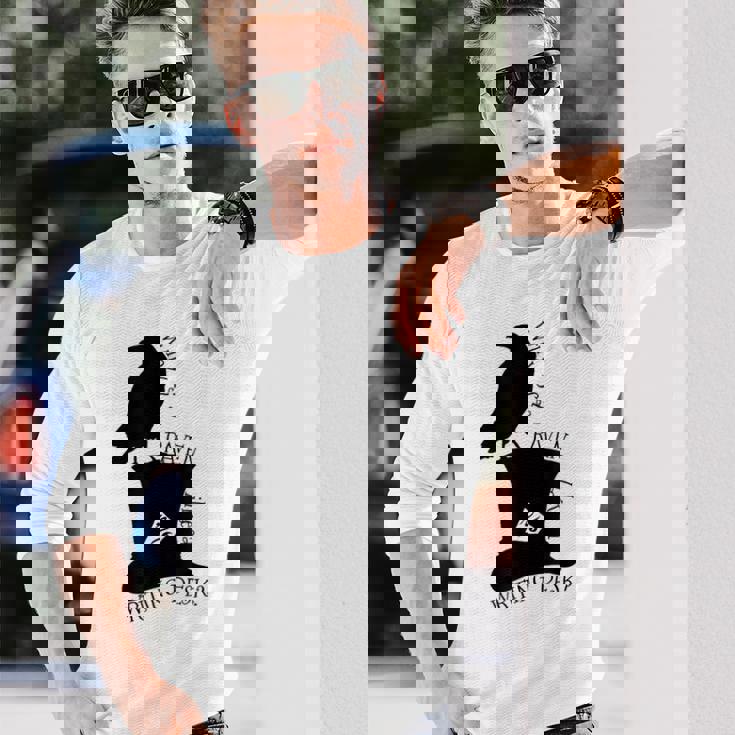 不思議の国のアリス マッドハッター レイブンリドル 長袖Tシャツ 彼への贈り物