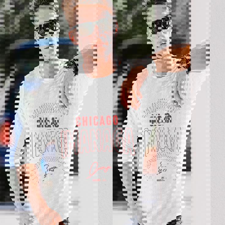 今永翔太 シカゴ ネーム&ナンバー 表裏 Mlbpa 長袖Tシャツ 彼への贈り物