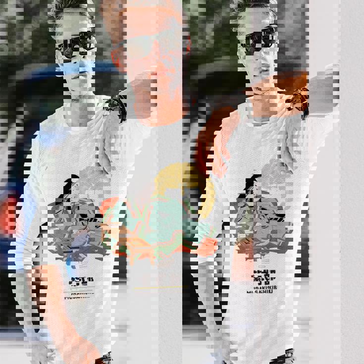 偉人シリーズ_紫式部 長袖Tシャツ 彼への贈り物