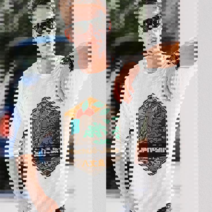 八丈島 日本の島 日本 長袖Tシャツ 彼への贈り物