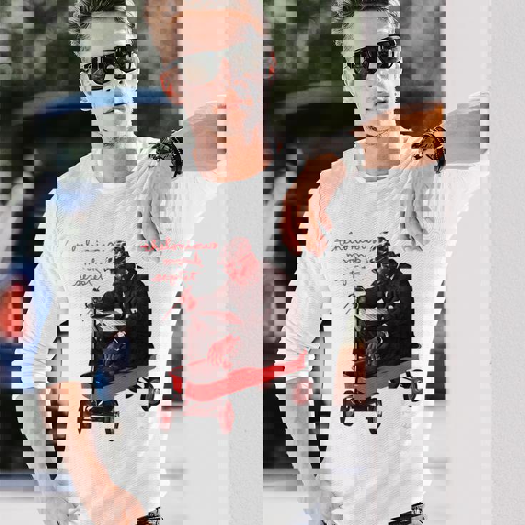 公式セロニアス・モンク・ジャズ・アイコン・グッズ Monks Music 長袖Tシャツ 彼への贈り物