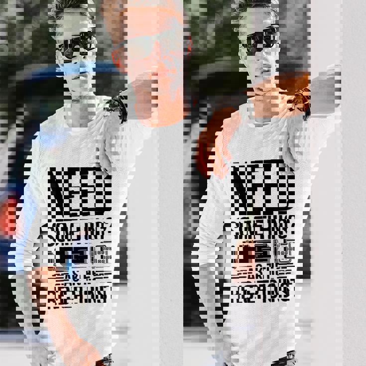 受付係の受付秘書に聞いて欲しいもの 長袖Tシャツ 彼への贈り物