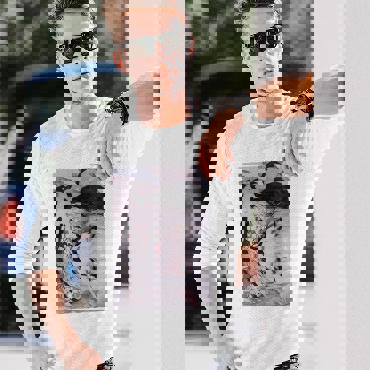 吸血鬼 アニメ ワイフ 長袖tシャツ 長袖Tシャツ 彼への贈り物