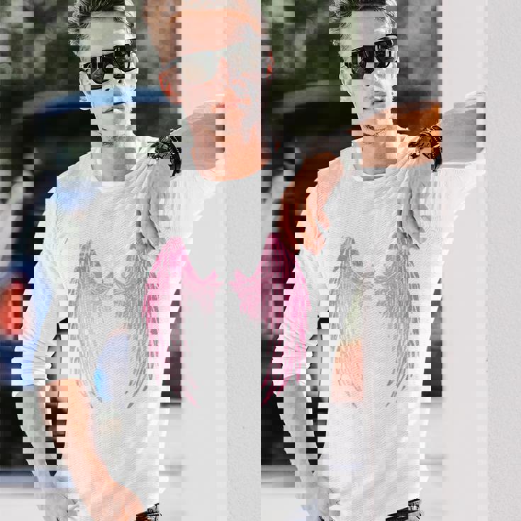 天使の翼 天使の羽 ヘヴンローズ 長袖Tシャツ 彼への贈り物