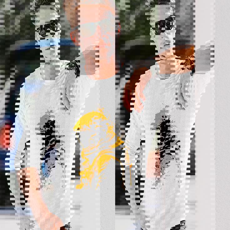 宇宙 宇宙 冒険 宇宙飛行士 宇宙 長袖tシャツ 長袖Tシャツ 彼への贈り物