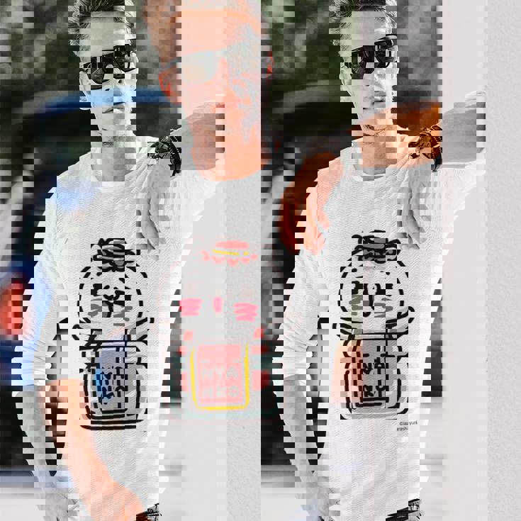 愛しすぎて大好きすぎる。ペアデザイン にゃんこジャム 長袖Tシャツ 彼への贈り物