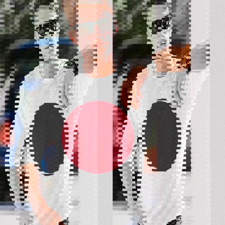 日の丸 日本の国旗 日章旗 日本国 にほん にっぽん かっこいい 長袖Tシャツ 彼への贈り物