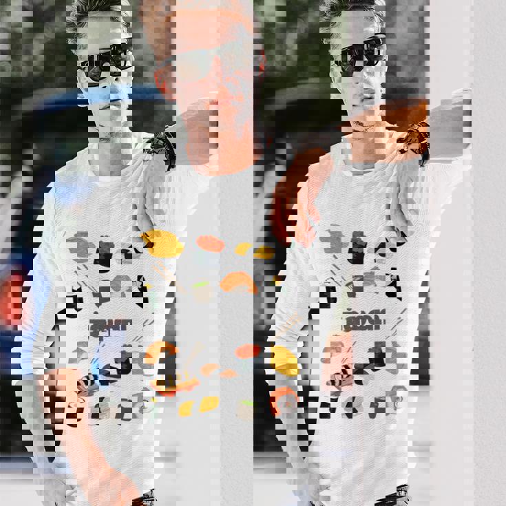 日本 寿司 お土産 長袖Tシャツ 彼への贈り物