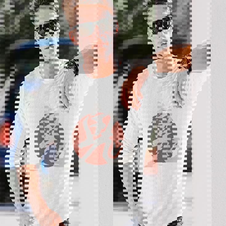 日本 鬼 悪魔 般若 漢字 長袖Tシャツ 彼への贈り物