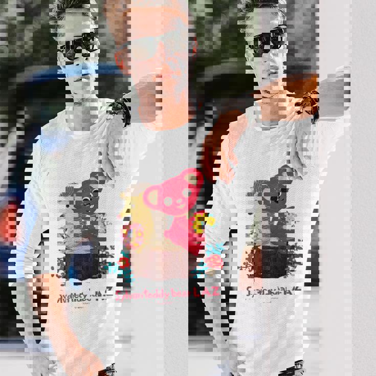 森のぬいぐるみラズ ラズとチッチ 長袖Tシャツ 彼への贈り物