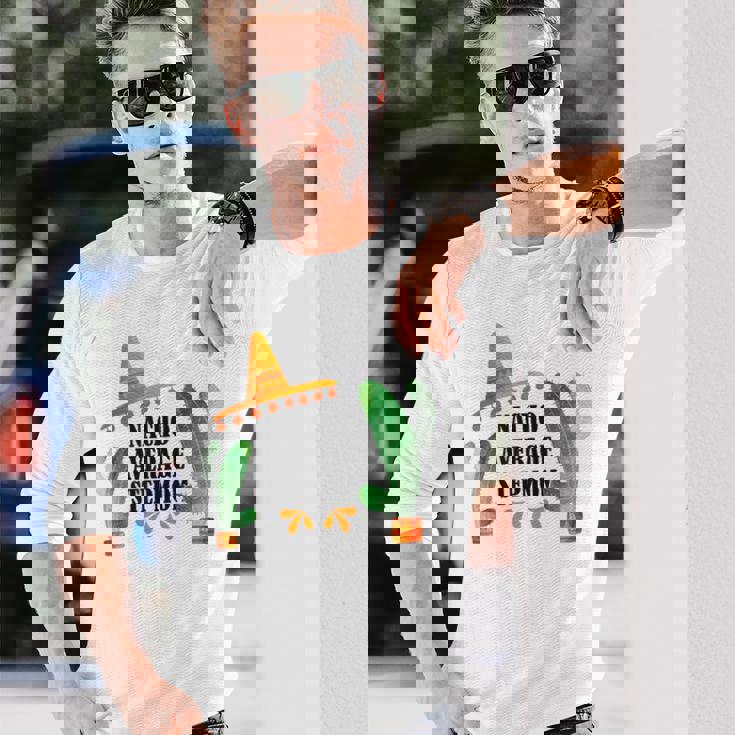 楽しい継母ユーモアナチョ平均継母継母 長袖Tシャツ 彼への贈り物