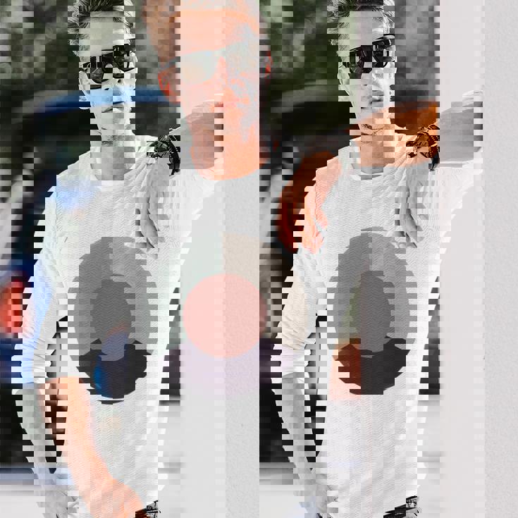 淫夢バッジ バックプリント 長袖Tシャツ 彼への贈り物