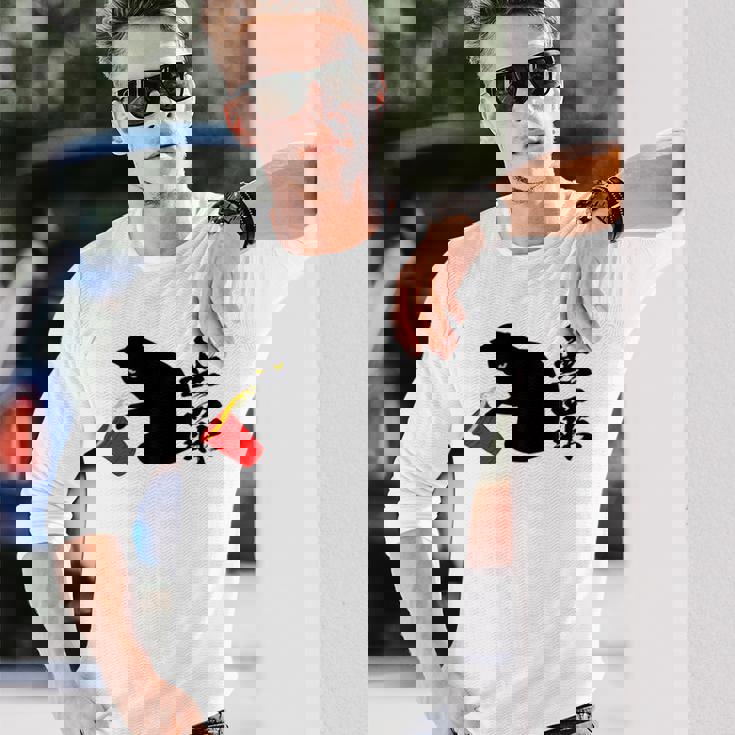 無罪 面白いtシャツ 文字入り 筆文字 メンズ おもしろ 面白い 服 オリジナル おもしろグッズ 文字tシャツ ネタ 長袖tシャツ 長袖Tシャツ 彼への贈り物