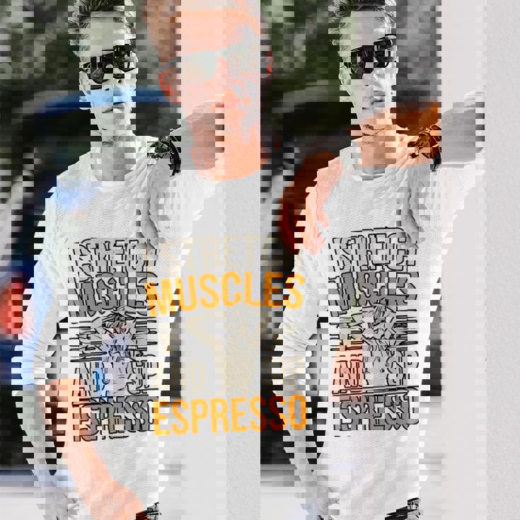 理学療法士 カフェイン 理学療法 コーヒードリンク 長袖Tシャツ 彼への贈り物