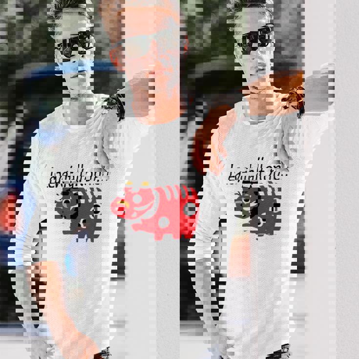 私に任せなさいっ！！ 赤べこ 疫病退散 お守り 郷土玩具 福島県 メンズ レディース キッズ 長袖Tシャツ 彼への贈り物